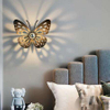 Lámparas de pared Led de hierro creativo nórdico para mesita de noche, comedor, vestíbulo, sofá, fondo, pasillo, porche, candelabro, iluminación decorativa para el hogar