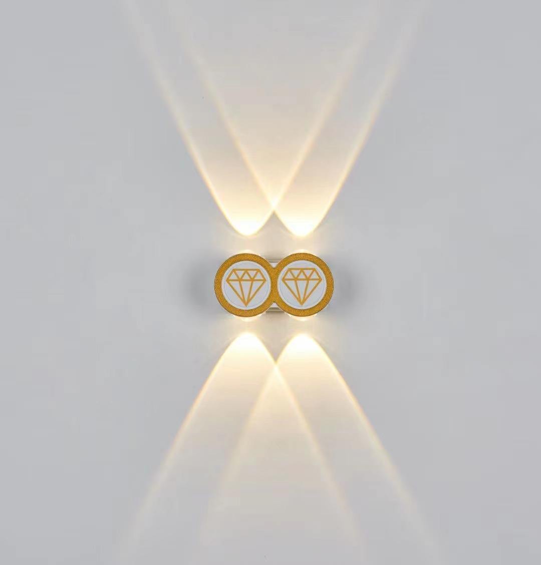 Lámpara de pared LED IP65 para exteriores, resistente al agua, para jardín, interior, para decoración del hogar, dormitorio, pasillo