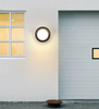 9W al aire libre Tuya Wifi LED lámparas de pared inteligentes cubo RGB aplicación regulable Sconce impermeable jardín Alexa Google Home pared luz AC85-265V