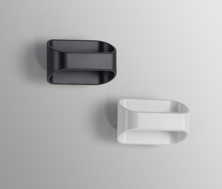 Lámpara de pared RGB de 5W, lámpara interior de arriba y abajo, color diy con controlador, luz de pared interior, lámpara de pared RGB, luz de sala de estar interior