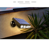 Nueva llegada Exterior IP65 Sensor de movimiento al aire libre Lámpara de luz de pared solar Exterior / Linterna solar Luces solares al aire libre