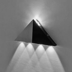 Hagood recién llegado 5W triángulo decorativo led luz de pared AC85-265V iluminación interior escandinavo elegante Simple moderno vintage