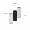 Luz led decorativa plateada de 6W, nueva lámpara de pared para escalera al aire libre y luz nocturna para exteriores, luces de pared para el hogar, luces elegantes para el hogar
