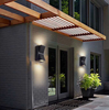 Iluminación exterior Lámpara de pared impermeable Aluminio moderno Arriba y abajo Luz de pared Led Exterior Jardín Patio Luz de porche