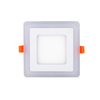 6W 9W 16W 24W led Techo Empotrado panel Luz Painel lámpara decoración del hogar redondo cuadrado Led Panel Downlight Azul + Blanco
