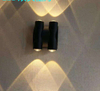 Lámpara de pared de 220v y 110v para jardín exterior, luz de pared de arriba y abajo, resistente al agua, IP65, decoración del hogar, iluminación, lámpara de porche para el hogar
