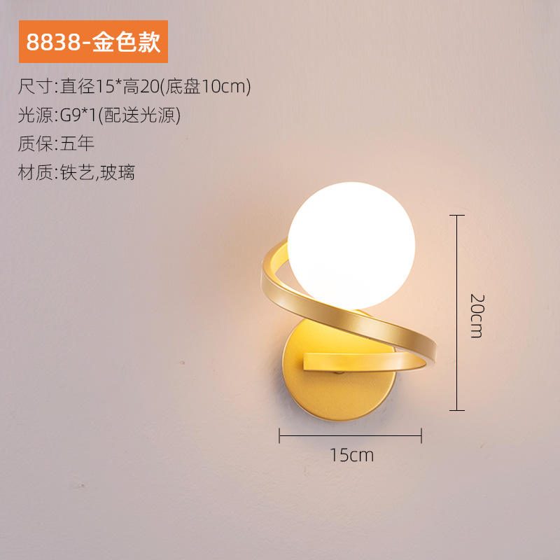 arriba abajo sala de estar interior lectura soporte de pared Luz led acrílico Simplicidad Luz de pared decorativa Luz de pared Led moderna