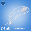 Gran oferta 301 interruptor de botón regulable cable de enchufe de la UE 301 interruptor de atenuación enchufe de EE. UU. AC110-220V cable de 1,8 M