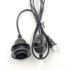 110V 220V 301 regulador de intensidad interruptor regulable E26 E27 enchufe de cable eléctrico interruptor cable 0,75mm 0,5mm 0,35mm E26 portalámparas
