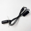 Portalámparas colgante europeo con enchufe de base E14 con interruptor de encendido y apagado, enchufe de la UE, extensión de cable vintage, base de bombilla e14