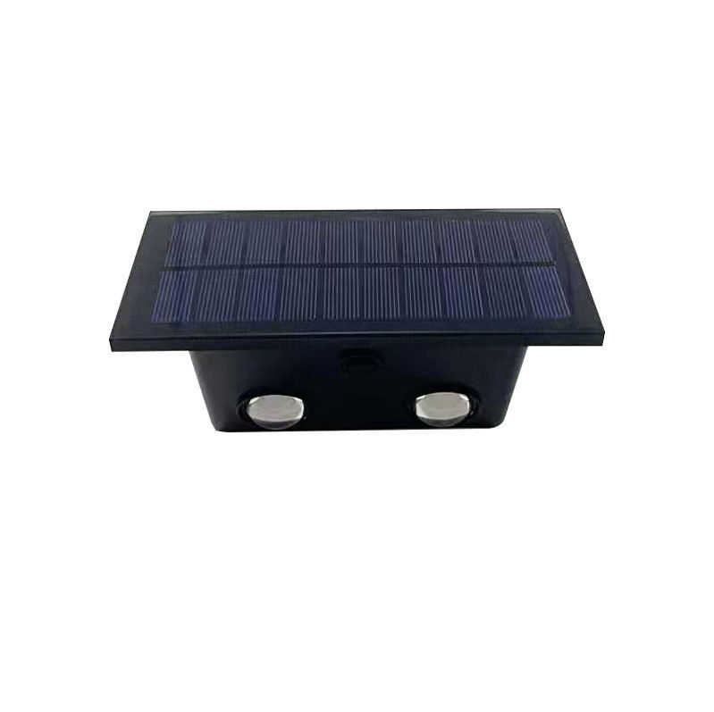 Luces de tierra solares Led Luces de cubierta de escalera de jardín Lámpara de tierra impermeable Lámpara de pared solar impermeable al aire libre