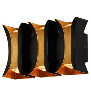 Lámparas de pared de vidrio para jardín, accesorio de iluminación Exterior para exteriores, Retro IP65, LED impermeable para casa, porche, pasillo, puerta de entrada y Patio