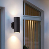 6W COB Up And Down Dual-Head Outdoor Led Wall Light Lámpara de pared Cilindro Interior Balcón Accesorio Impermeable IP65 Lámpara de porche