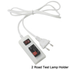 Cable de 1,5 m, accesorio de 2/4 pines, probador de enchufe blanco para UE y EE. UU., interruptor adaptador de lámpara LED de alta calidad para tira de luz de lámpara con Chip de controlador Led