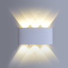 Luz de pared LED moderna AC 220V 110V impermeable IP65 arriba abajo luces de pared para exteriores hogar Hotel tienda pasillo porche aplique lámparas de pared