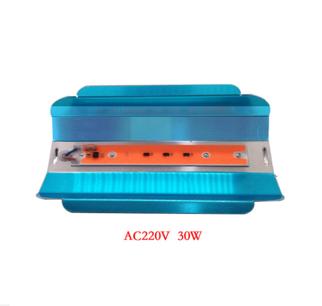 Proyector lineal COB sin accionamiento, luz de túnel a prueba de explosiones, foco a prueba de explosiones para exteriores, espectro completo, 20W, 30W, 50W