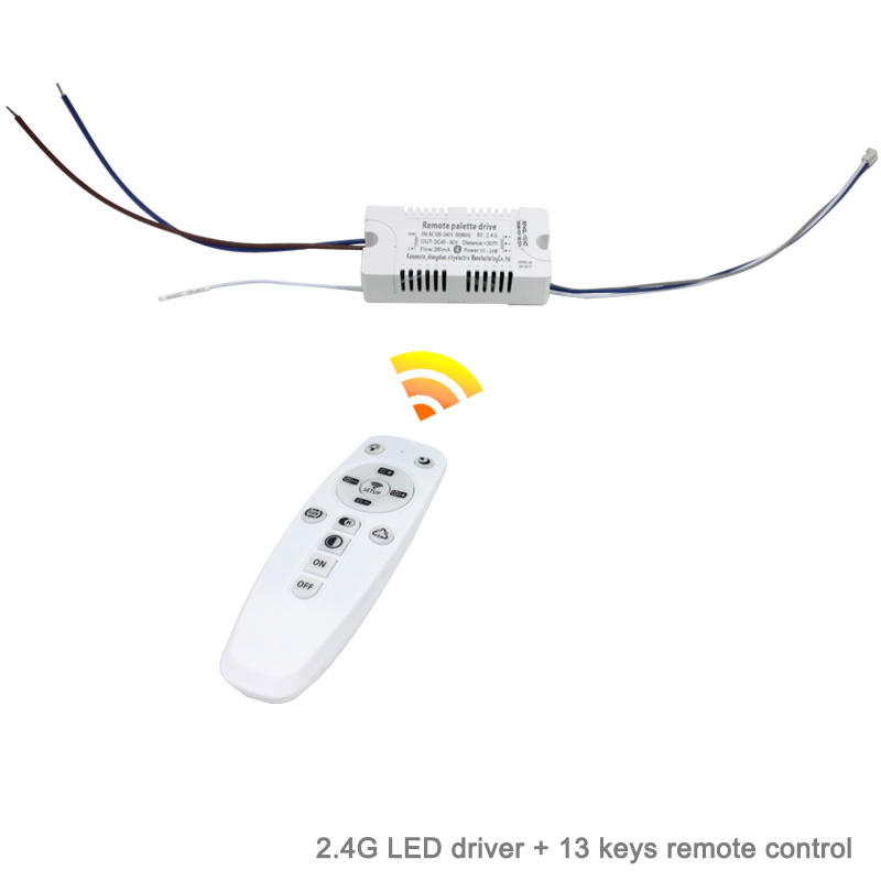 Superficie de fuente de luz de repuesto inteligente de 2,4G para candelabro de Control remoto, luz led de techo, controlador de luz de techo
