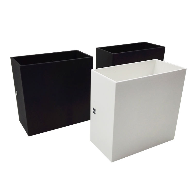 Lámpara de pared de aluminio led para interiores y exteriores Lámpara de pared de cabecera decorativa simple emisora ​​​​de luz