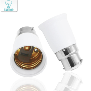 Accesorios de iluminación de enchufe E27 a B22, convertidor de adaptador de enchufe base para lámpara de luz LED, bombilla de tornillo de bayoneta