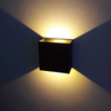 COB 6W Instalación de electricista interior Luz de pared LED Sconce Up Down Luces de pared Sala de estar Dormitorio Pasillo Luz de pared