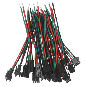 JST SM 3 pines/cabeza macho a hembra enchufe/cable conector rápido para tira de LED RGB WS2812B