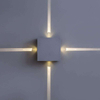 Lámpara de pared de estrella cruzada Led cuadrada de 4 W de alta calidad, aplique de iluminación para interiores, luz de truco con precio de fábrica
