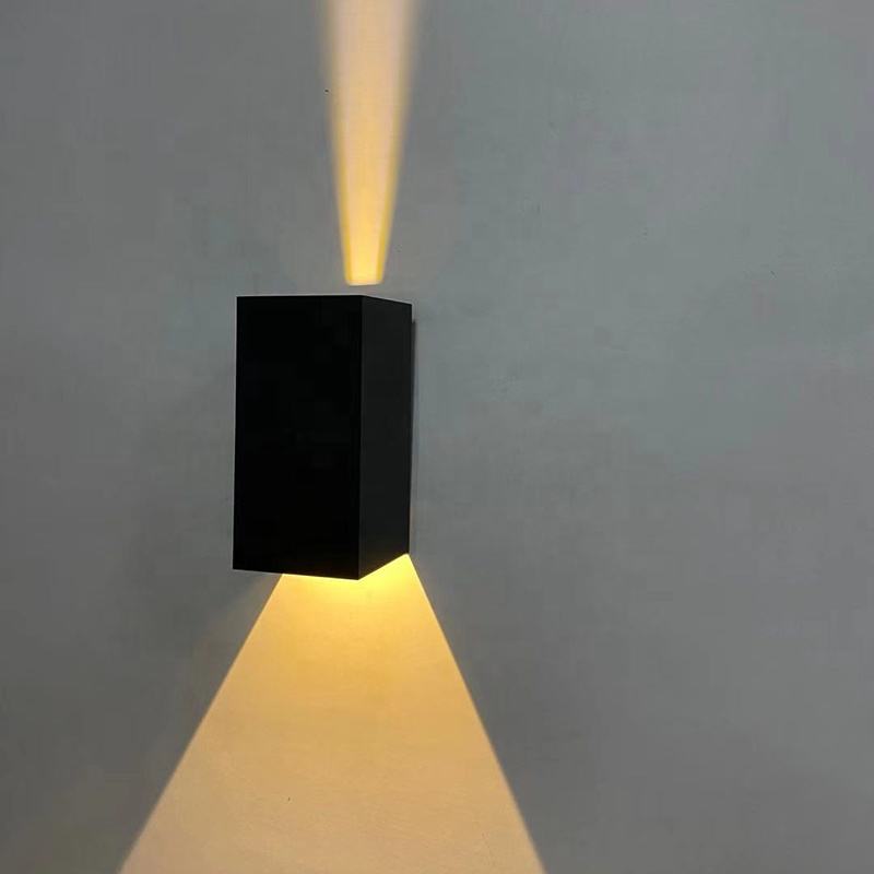 Lámpara de pared Rectangular de 12 W, aplique de pared led, lámpara de pared para exteriores, luces de pared led, lámpara de pared led