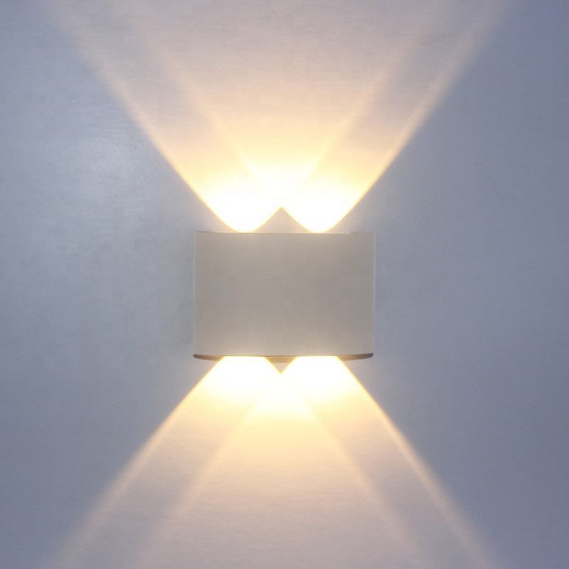 Venta directa de fábrica Lámpara de pared para exteriores Led Jardín Luz de noche LED Wandleuchte Porche Imagen Luz OEM Montaje en pared Brillo