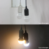 Cable de alimentación de 1,8 m, Bases de lámpara E27, enchufe europeo con cable de interruptor para bombilla LED colgante, soporte de enchufe de suspensión para lámpara colgante e27