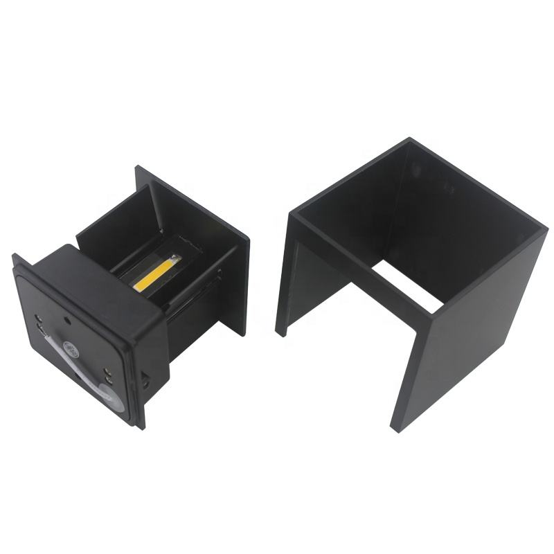 Regulable 12W 85-265V Cubo LED Iluminación interior Lámpara de pared Iluminación moderna para el hogar Decoración Aplique Lámpara de aluminio para exteriores