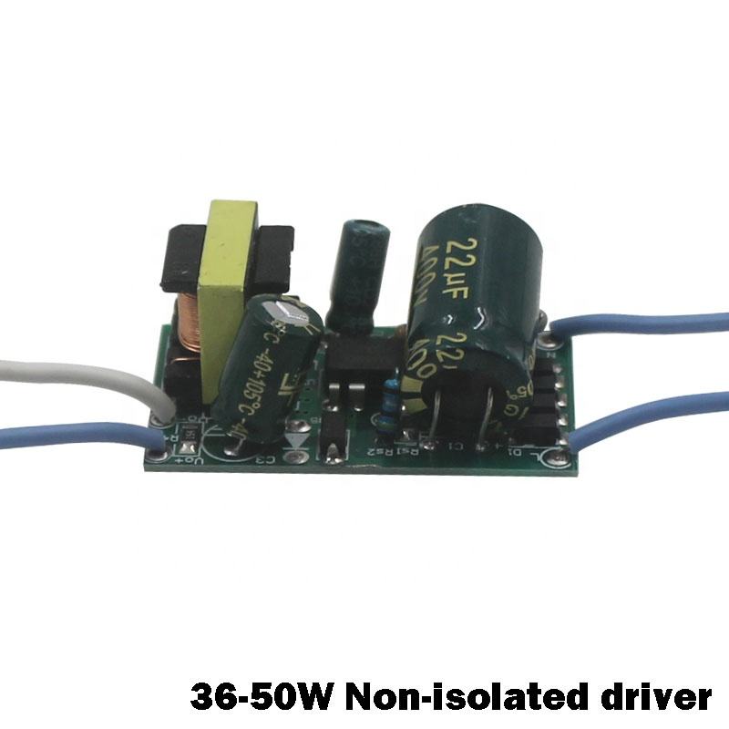 Controlador de lámpara LED de 8-50W, entrada de transformador de luz, adaptador de fuente de alimentación de AC175-265V, corriente de 220mA para Chip de bombilla de foco LED