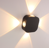 Lámpara de pared LED de 4W para exteriores Lámpara de pared LED para jardín con aplique de pared de aluminio hacia arriba y hacia abajo