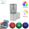 Interior 3W cilíndrico LED Rgb lámpara de pared AC85-265V aluminio dormitorio decorativo Led pared aplique pasillo escalera iluminación
