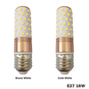 E14 E27 12W 16W Bombilla LED de maíz SMD2835 Bombilla LED 220V 3 Temperaturas de color LED integrado Foco de luz de vela