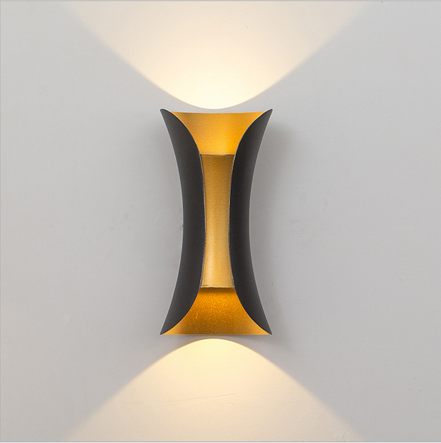 COB Lámpara de pared para jardín IP65 Exterior impermeable 10W LED Decoración de luz de pared