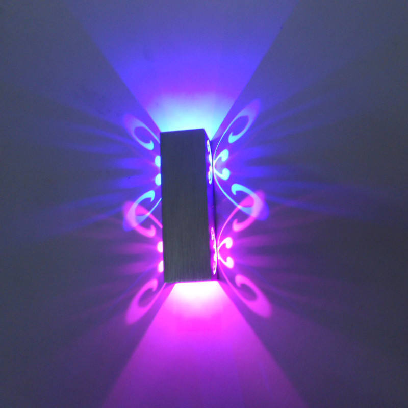 Lámpara de pared Interior de 3W y 6W, candelabro LED de iluminación interior con decoración de aluminio para habitación de niños, espejo, dormitorio, hogar, sala de estar, luz de pared Led