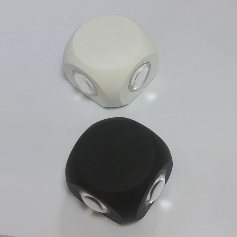 Hot Black White Shell 4W Lámpara de pared LED interior para habitación de hotel Oficina Venta caliente Luz de pared de aluminio de alta calidad
