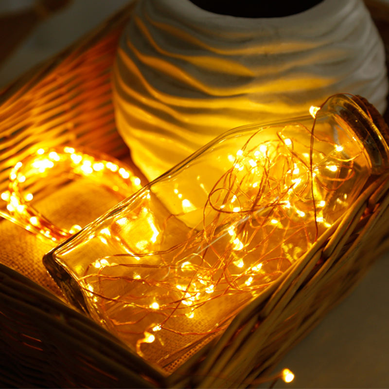 Venta directa de fábrica, lámparas de guirnalda de luces led para decoración del hogar