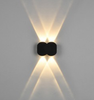 Nueva fábrica, venta al por mayor, IP65, aluminio, impermeable, exterior, arriba y abajo, luces de pared, luces de pared para el hogar con precio de fábrica