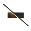 Lámpara de pared para cabecera, ángulo ajustable giratorio, iluminación LED para interiores, lámpara de pared de tira simple de aluminio