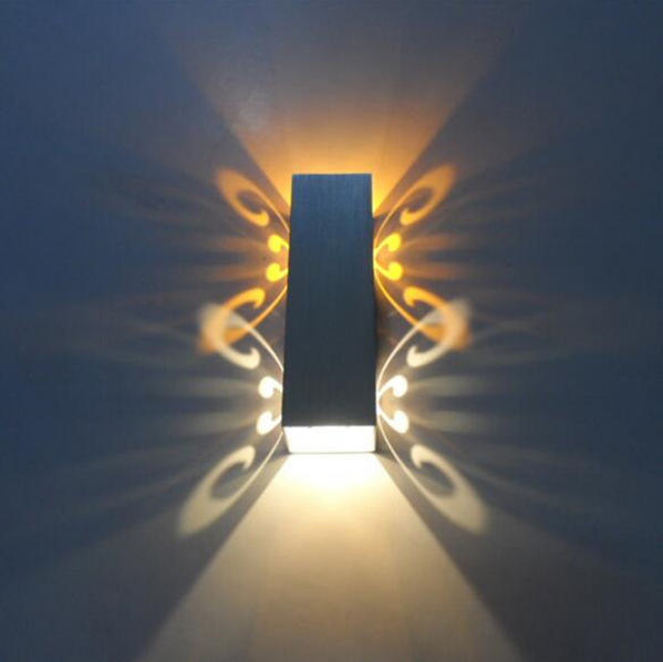 Lámpara de pared Interior de 3W y 6W, candelabro LED de iluminación interior con decoración de aluminio para habitación de niños, espejo, dormitorio, hogar, sala de estar, luz de pared Led