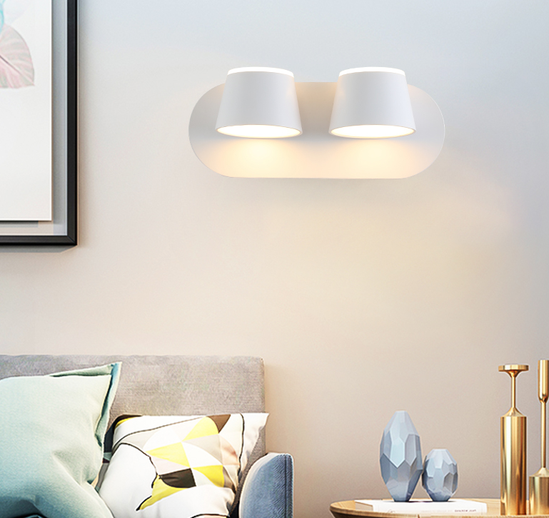 Luz de pared moderna arriba y abajo para dormitorio, sala de estar, comedor, luces de paso Led, luz Led de pared con precios de fábrica