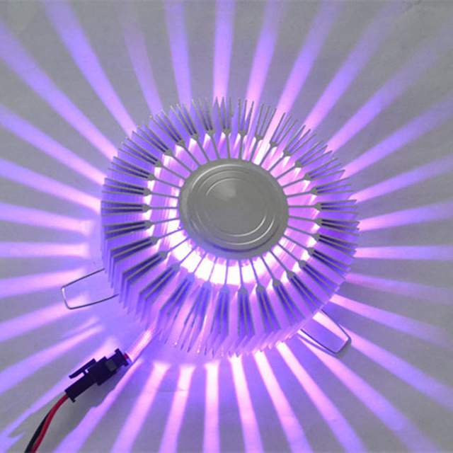 Luminaria de alto brillo de 3W, aplique de pared LED de diseño moderno, Bar de Hotel, KTV, luz de techo, luz de pared Led, lámpara de girasol, lámpara de interior