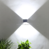 Lámparas de pared LED ajustables impermeables de 6W 12W, accesorios de iluminación para exteriores montados en la pared, luz de pared de jardín