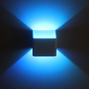 Lámpara de pared led de cubo de 3W de alta calidad con control remoto rgb para iluminación de sala de estar interior