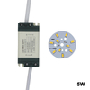 Chip de diodo emisor de luz SMD5730 + fuente de alimentación del controlador LED de carcasa de plástico para luz de techo LED