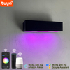 Lámpara de pared inteligente, lámpara de pared led controlada por aplicación, luces led de pared para interiores, luces led de pared para interiores, interruptor de luz controlado por aplicación