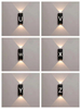 Lámpara de pared con letras, lámpara de pared digital hacia arriba y hacia abajo, lámpara de pared LED, número de casa, luz de pared led, iluminación de pared exterior para exteriores, aplique de pared led para exteriores
