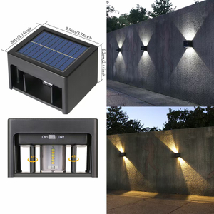 Lámpara solar de ángulo ajustable aplique de pared aplique de pared led aplique de pared led lámparas solares al aire libre lámparas solares al aire libre luz solar led