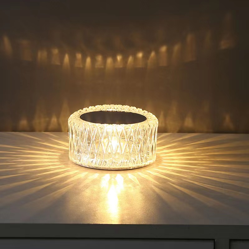 lámpara de mesa de acrílico lámparas de mesa modernas para sala de estar lámpara de mesa de acrílico y oro lámpara de mesa de control táctil
